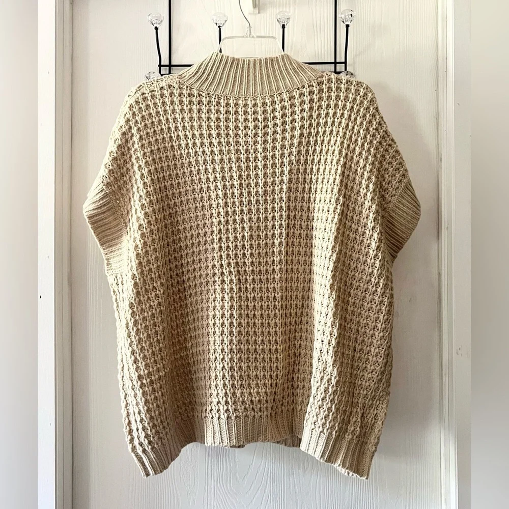 Cozy Knit Beige Sweater